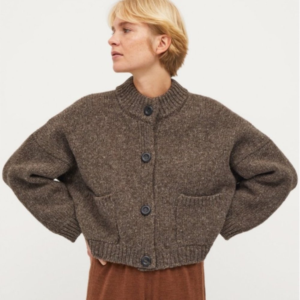 Babaa Cardigan sweater no23 in oak